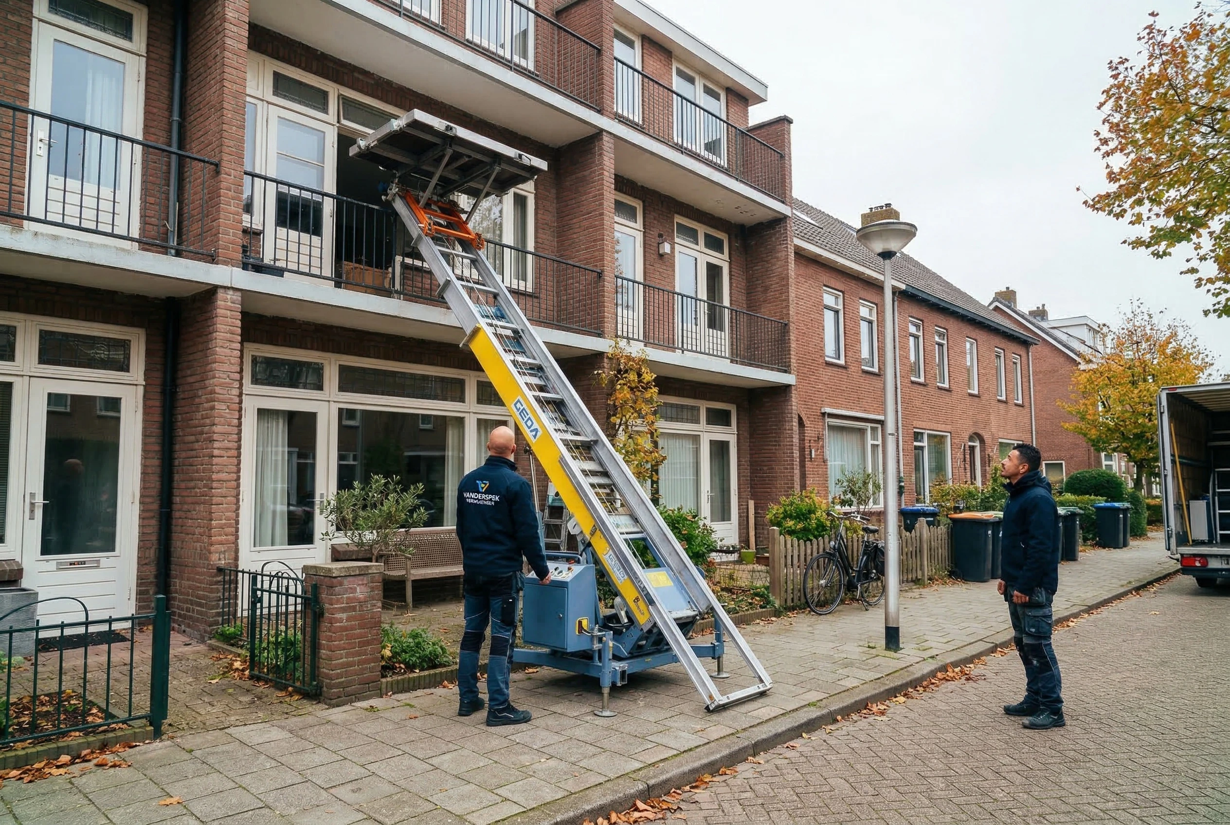 Geda lift voor bouwproject en renovatie
