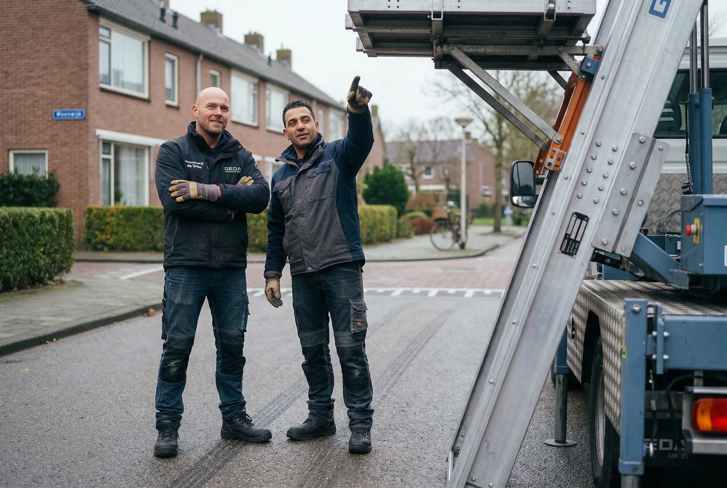 Geda lift in actie bij verhuizing in Nederland