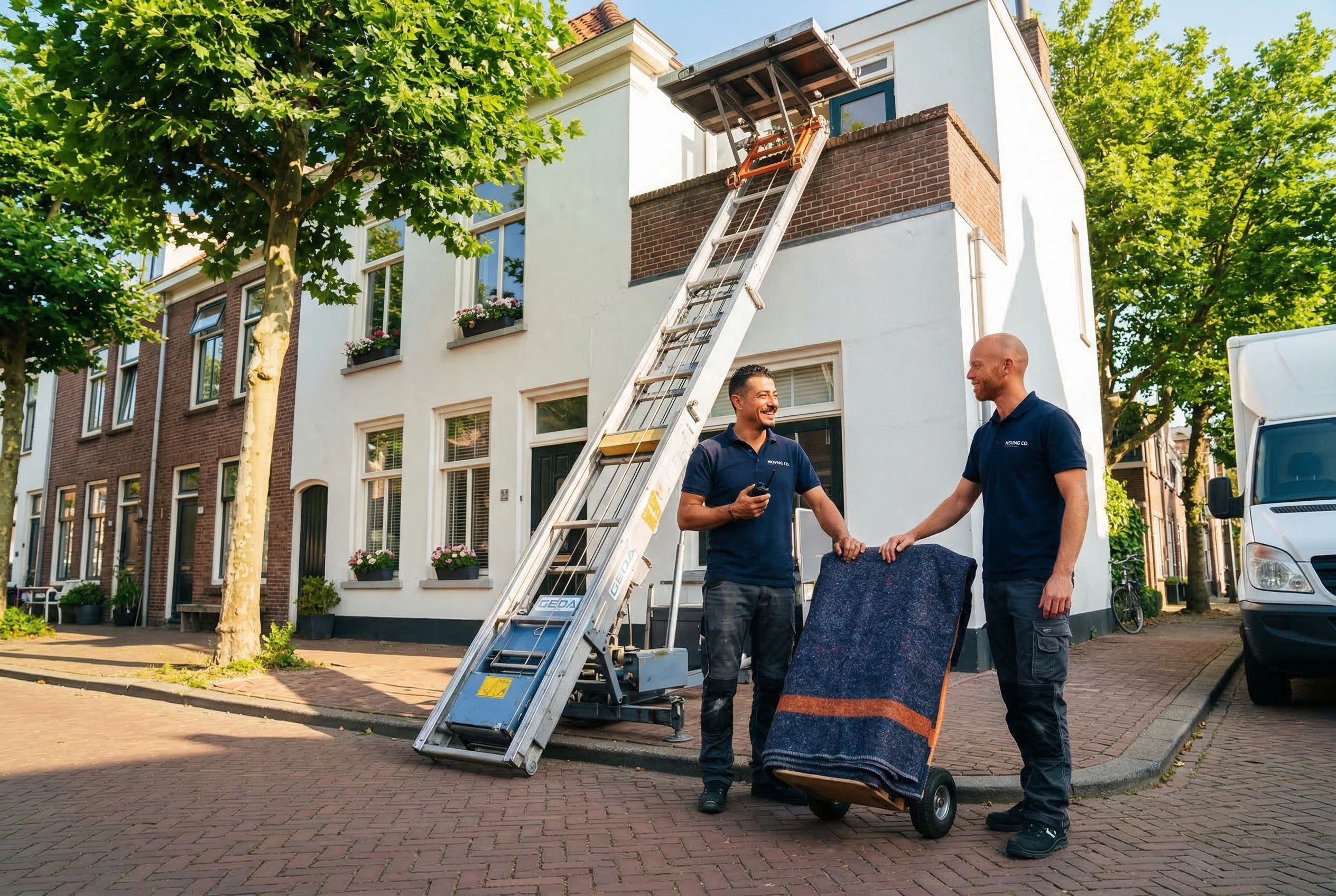 Geda lift ingezet voor verhuizing naar hoge etage